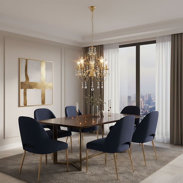 Lampada Da Soffitto Ebt009-5cp Gold