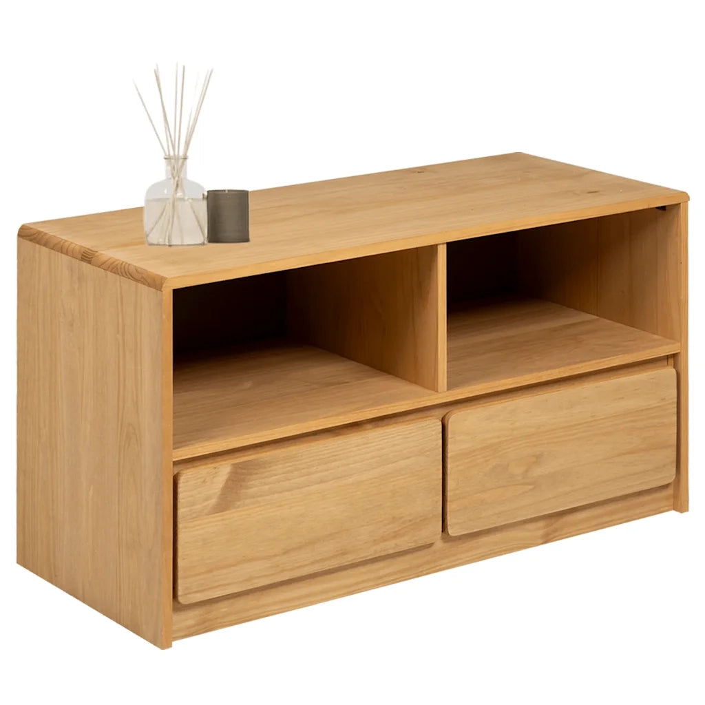 Mobile TV SAUDA Rovere 99x43x55 cm in Legno Massello di Pino 377597