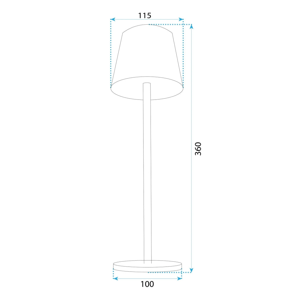 Lampada Da Comodino App1367-t Old Gold