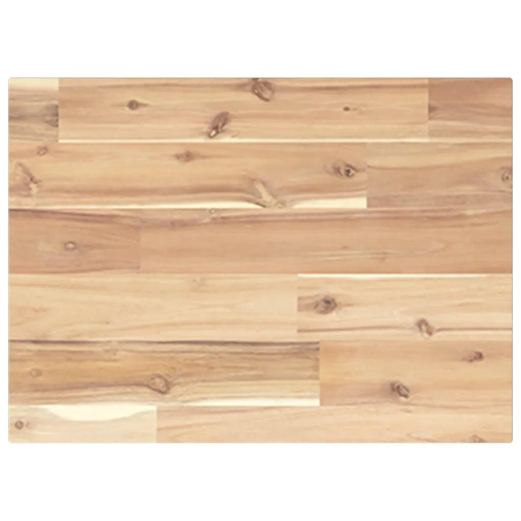 vidaXL Piano per Tavolo 60x30x2 cm Rettangolare Legno Massello Acacia