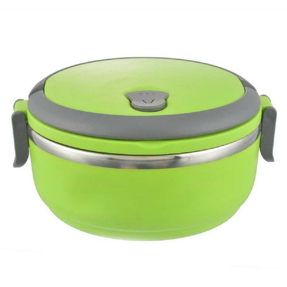 Trade Shop - Portavivande Ermetico 700 Ml Contenitore Inox Abs Contenitore Porta Pranzo -