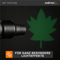 Walimex Attacco per proiezione con connessione universale, sagomatore di luce per flash con 4 lamine e sagome di colore diverso, per flash, per effetti di luce creativi in fotografia