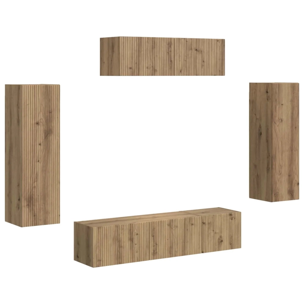 Mobile TV 5 pcs Rovere artigianale 3409176