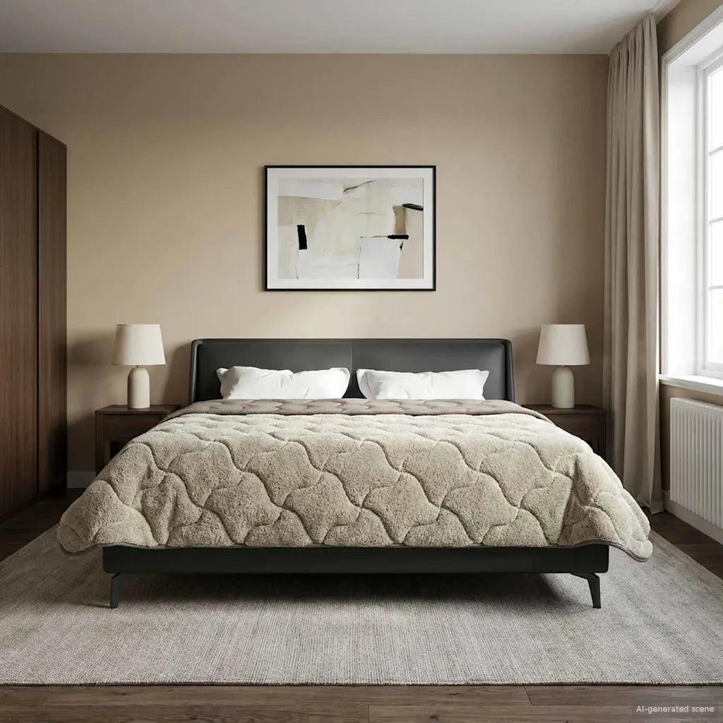 Piumone Completo Annuale Trapuntato Grigio chiaro 220 x 240 cm 42026250