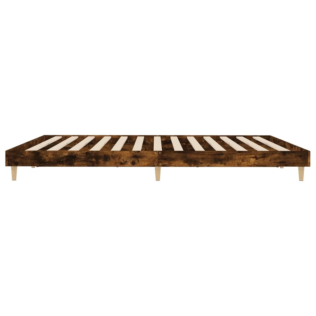Giroletto senza Materasso Rovere Fumo 200x200 cm in Truciolato 832010