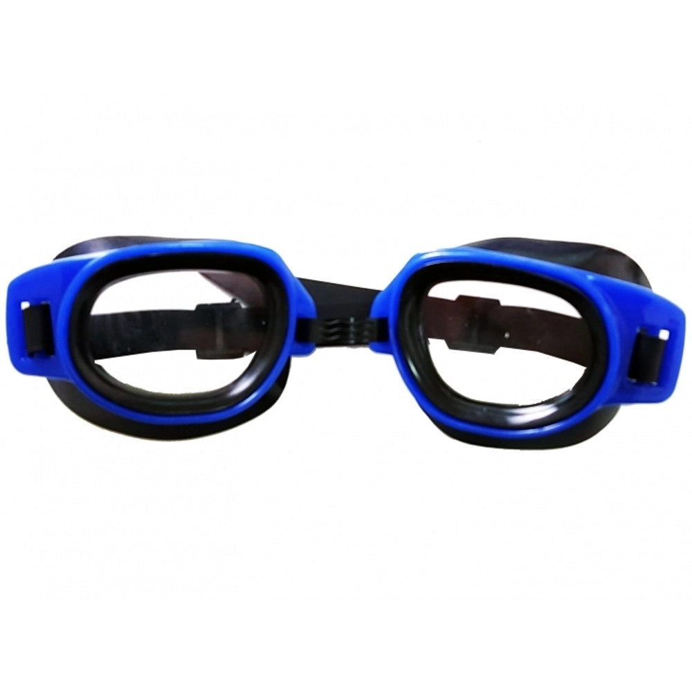 Trade Shop - Occhialini Blu Nero Occhiali Nuoto Piscina Mare Sport Regolabili Unisex Uomo Donna -