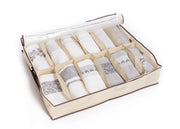Organizer Spazio Cassetti Armadio Organizzatore Guardaroba Vani Scatola Pieghevole - 1 Pezzo - 12 Vani
