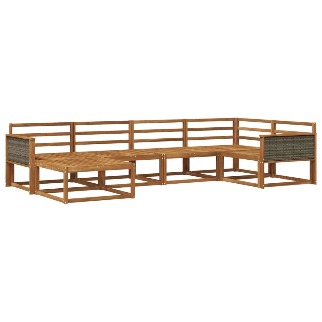 Set di divani da esterno 6 pcs Naturale 3382697