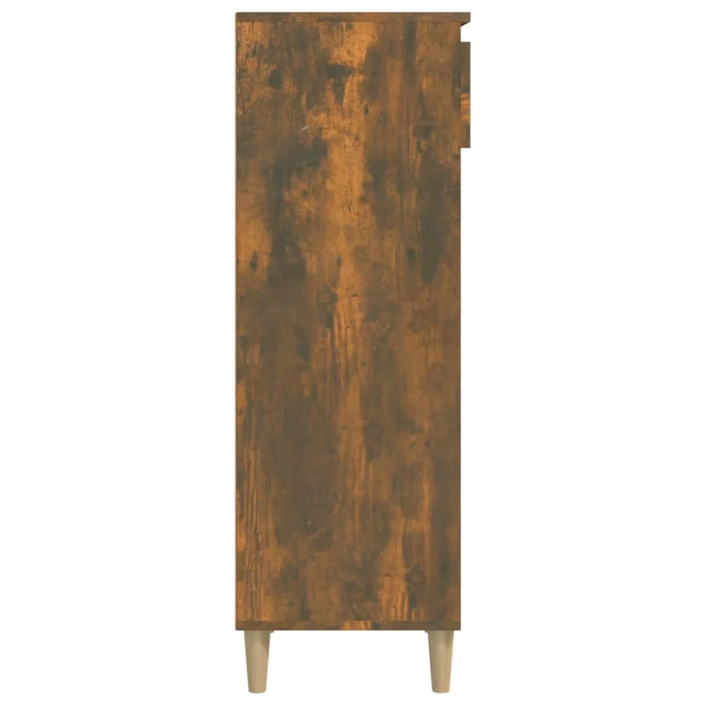 Scarpiera mobiletto portascarpe mobile per ingresso/corridoio/soggiorno 40 x 36 x 105 cm legno ingegnerizzato marrone 02_0021559