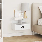 Armadio da Notte con cassetto HILL Bianco 40 x 31 x 27 cm 42025044