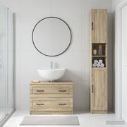 Set di Armadi da Bagno da 2 Pezzi UTRECHT Rovere Sonoma 3417569