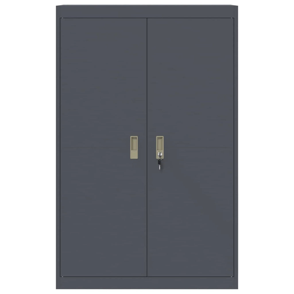 Armadio Antracite 90 x 40 x 140 cm Acciaio