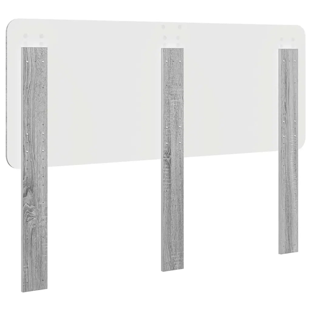 Testiera-Testata-Testiera Decorativa Grigio Sonoma 150 cm Legno multistrato 374833