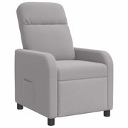 Poltrona reclinabile Grigio Chiaro Bouclé 42034933