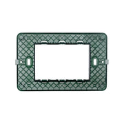 Elettroit serie starlight supporto 3 moduli con viti per scatole 3 moduli tipo 503 compatibile plana