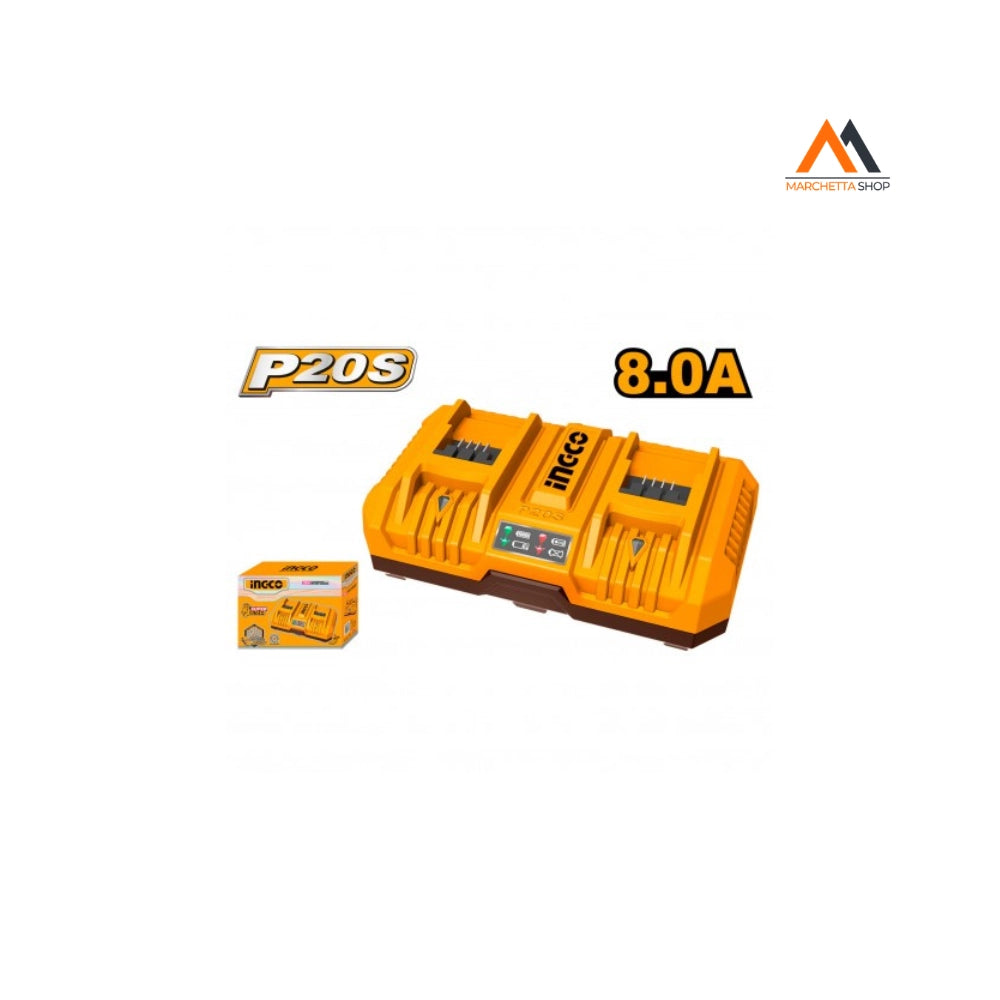 CARICABATTERIA 4A+4A P20S