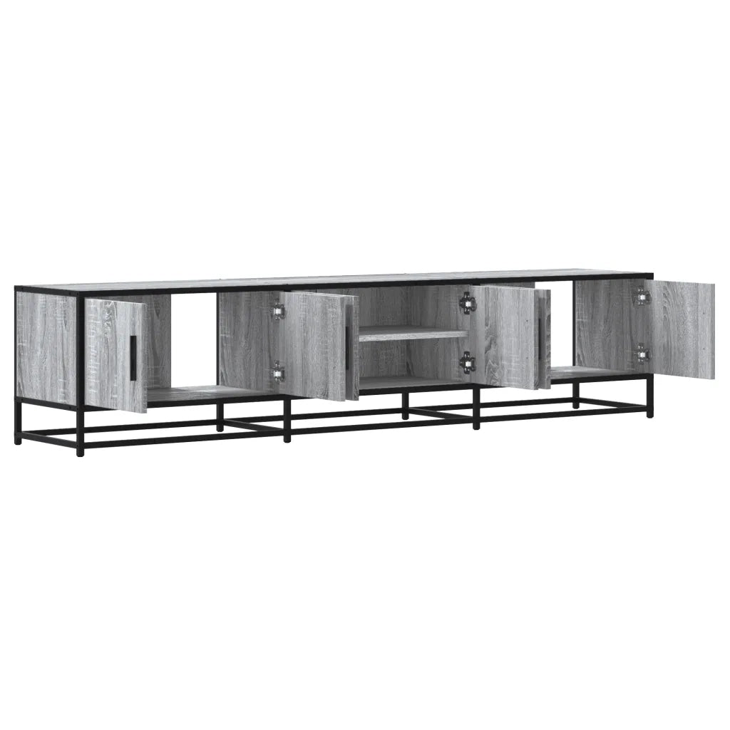 Mobile Porta TV Grigio Sonoma 180x35x41 cm in Truciolato 3300778