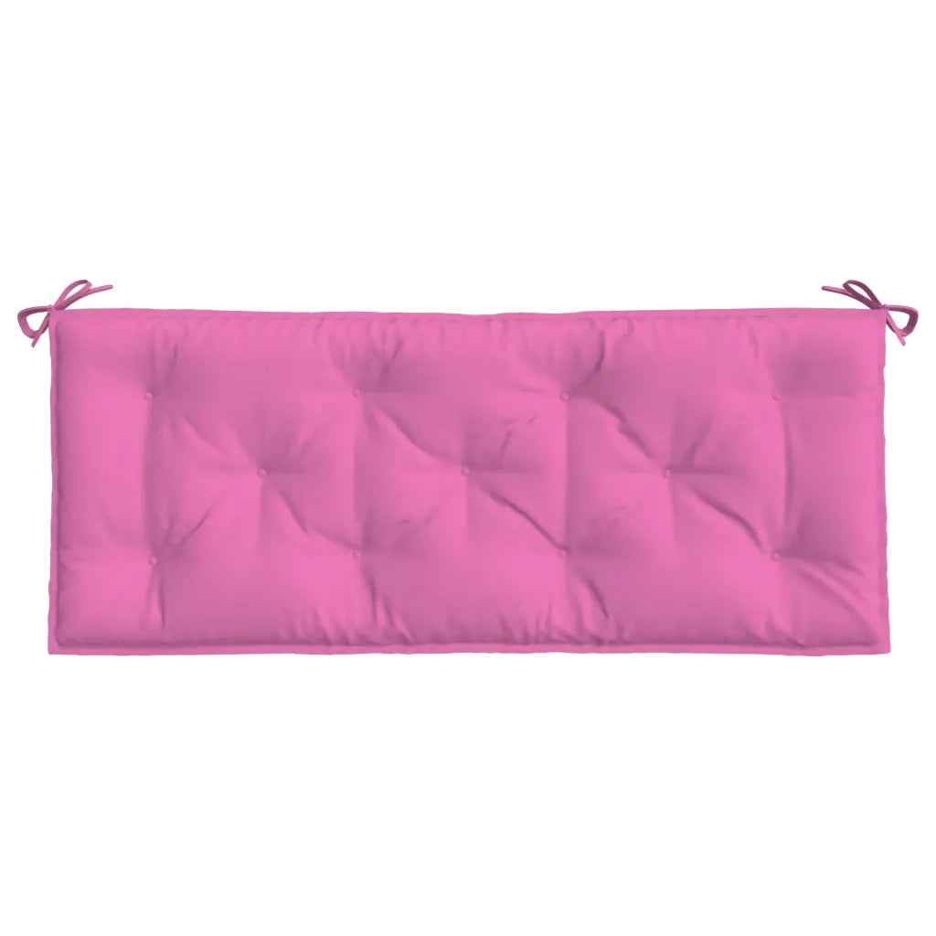 Cuscino per Panca da Giardino Rosa 120x50x7 cm in Tessuto 361600