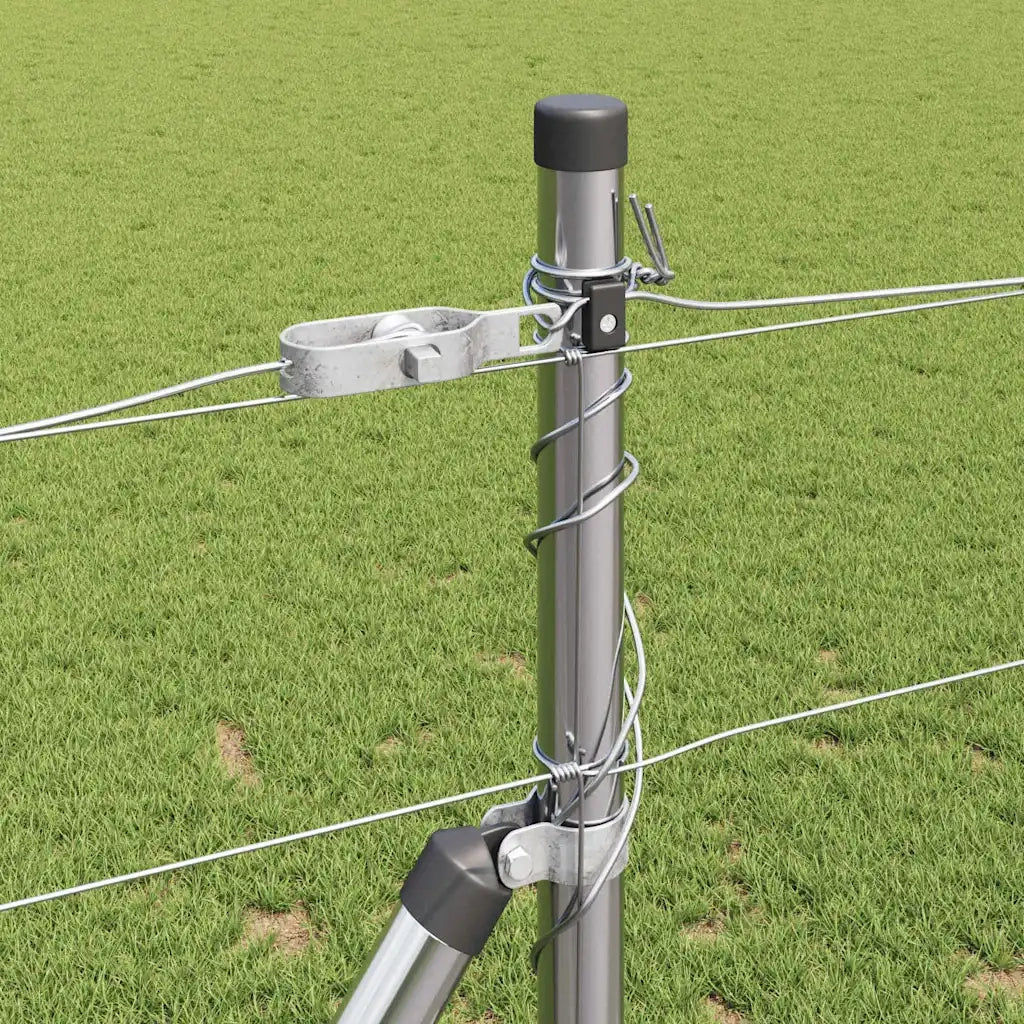 Palo della recinzione Zincato 25 x 1,2 m Acciaio