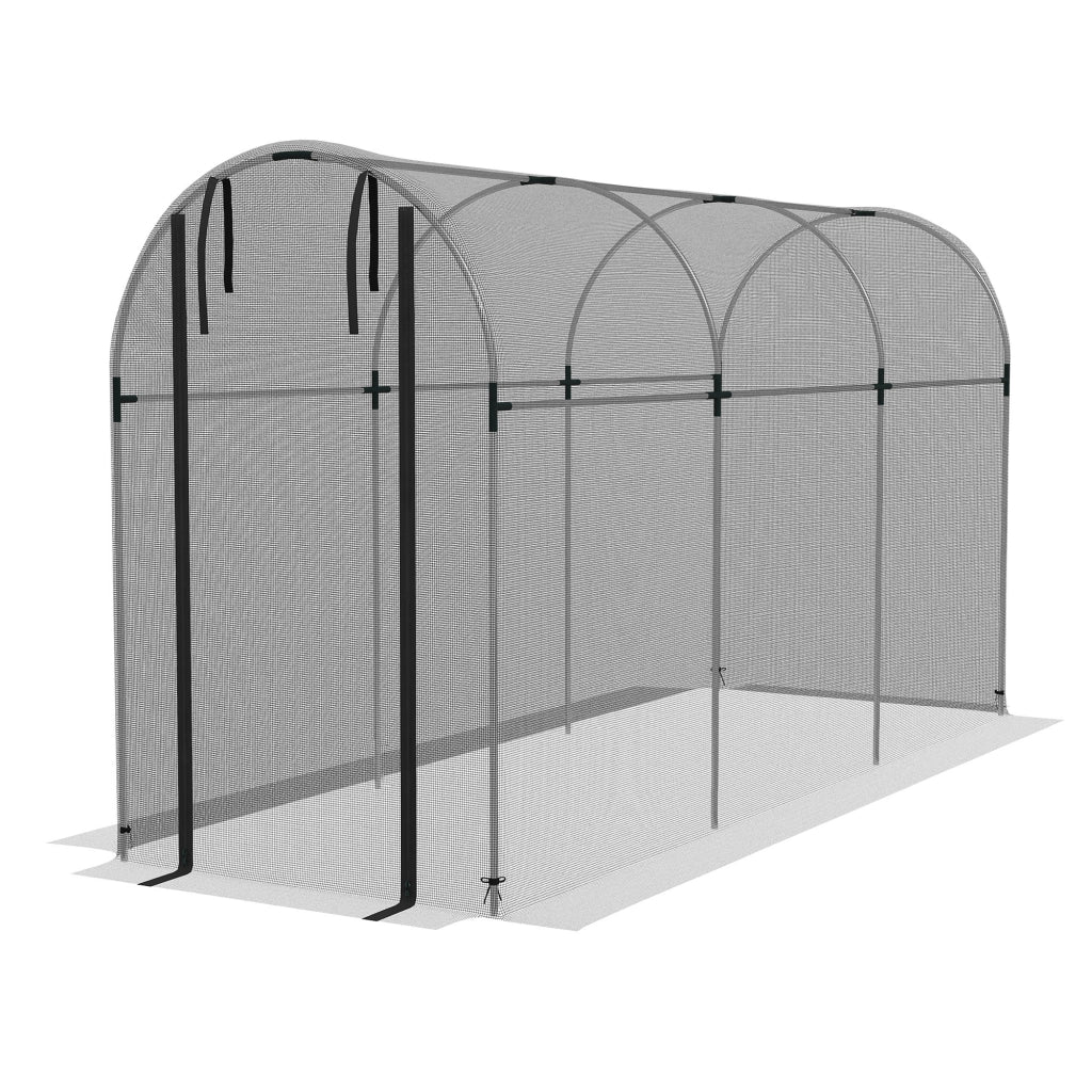 Rete per Protezione Piante ¨C zephmum ¨C Nero 120x360x188 cm