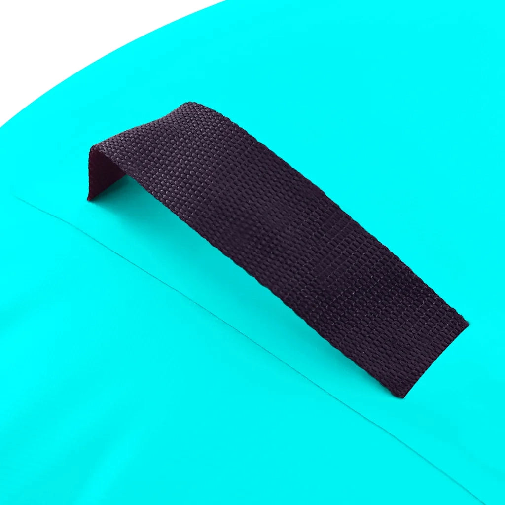 Rullo da Ginnastica Gonfiabile con Pompa 120x75 cm in PVC Verde 92716