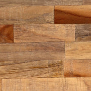 Bancarella in legno di teak riciclato e acciaio 160x35x45 cm