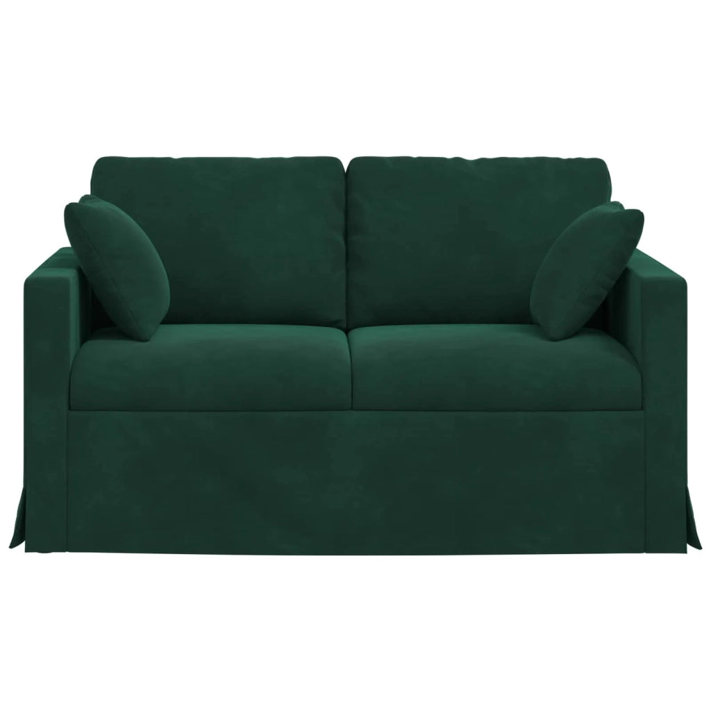 Divano Verde Scuro 138 x 78 x 80 cm Velluto