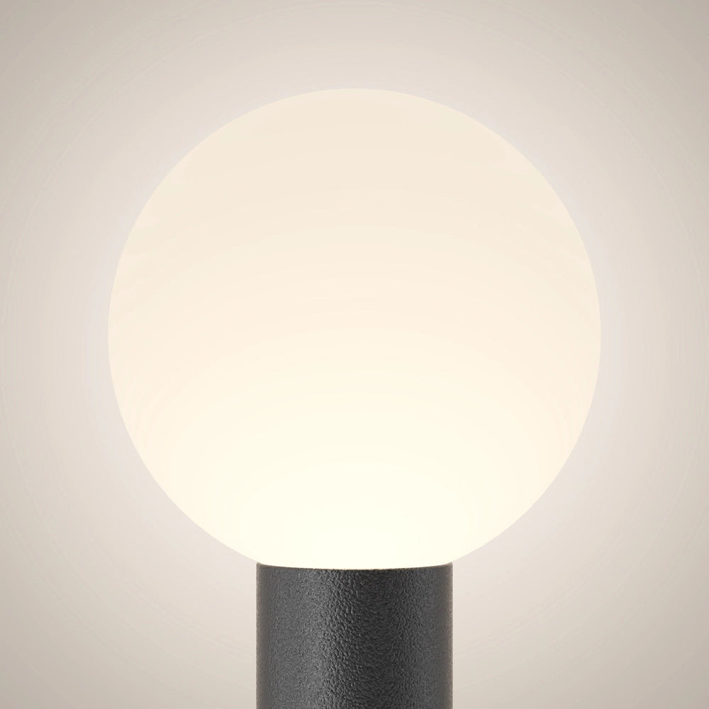 Maytoni Lampada da terra moderna Bold 1 luce E27 IP54 nero alluminio