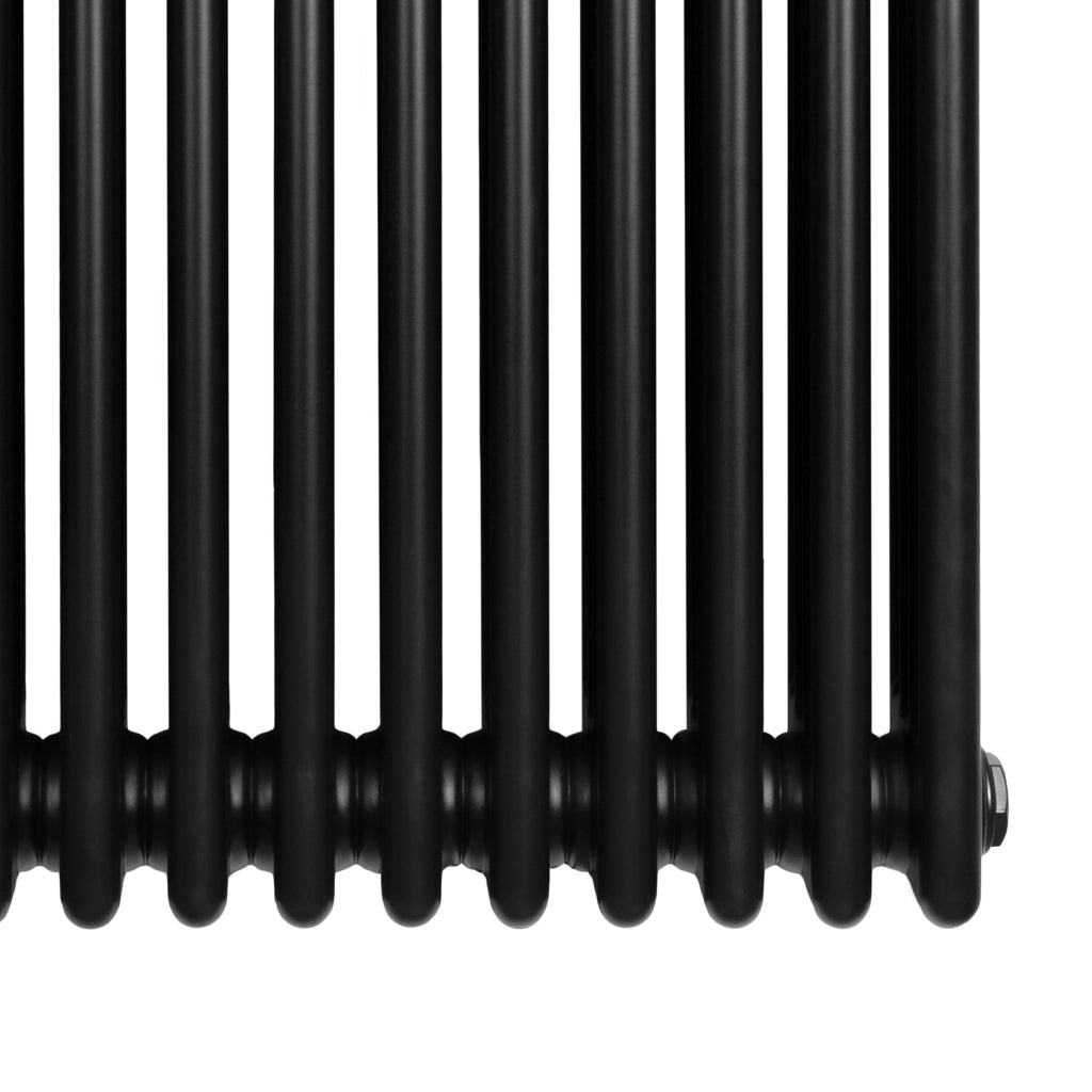 Radiatore Tradizionale 4 Colonne Orizzontale Nero 600 x 425 mm