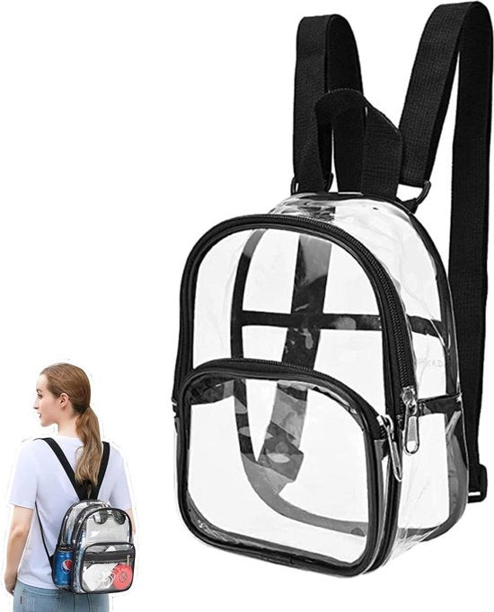 Borse da viaggio trasparenti mini - Borse da viaggio trasparenti in PVC impermeabili con chiusura a zip.
