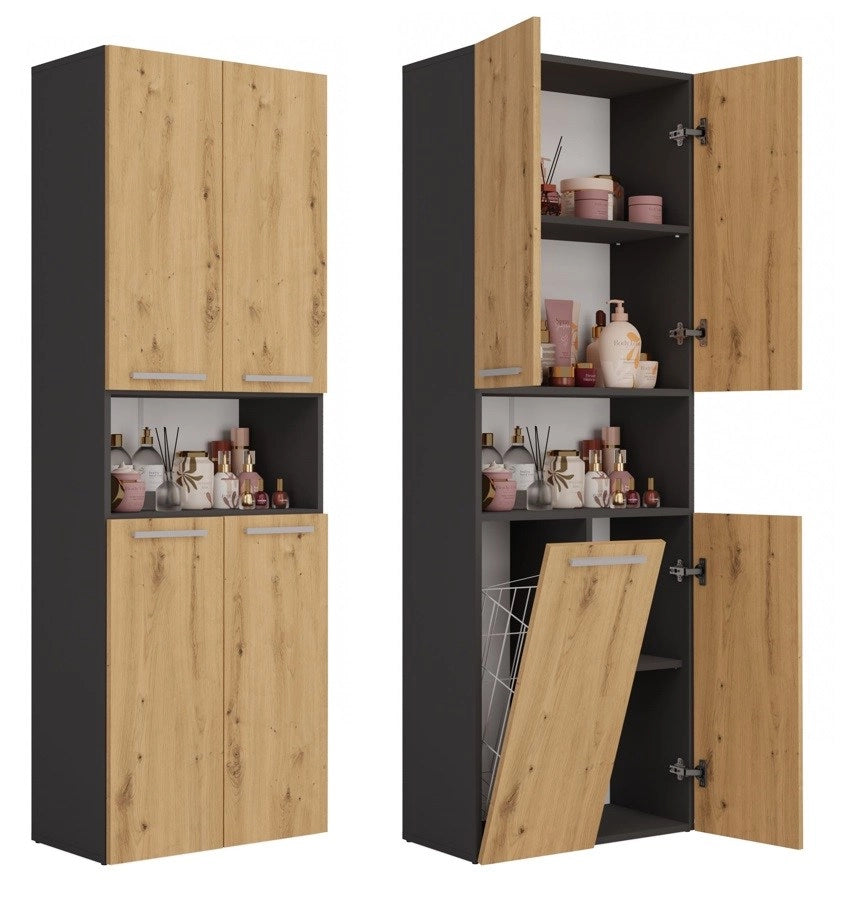 Colonna bagno NEL 1k/DK antracite artisan