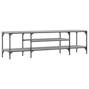 Mobile TV | Armadietto TV | Mobile Porta TV Grigio Sonoma 161x35x45 cm Legno Multistrato e Ferro