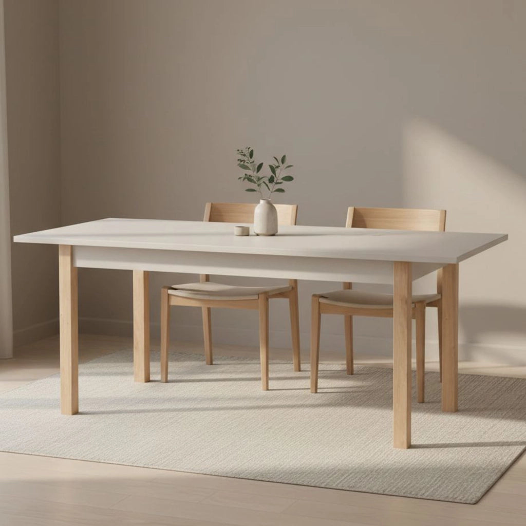 Bulzi, Tavolo Allungabile 8 Posti, 160x80x77h cm Beige