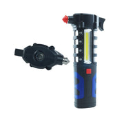 Trade Shop - Martello Rompi Vetro Con Torcia Led Lampada Emergenza Calamitata Zj80 -