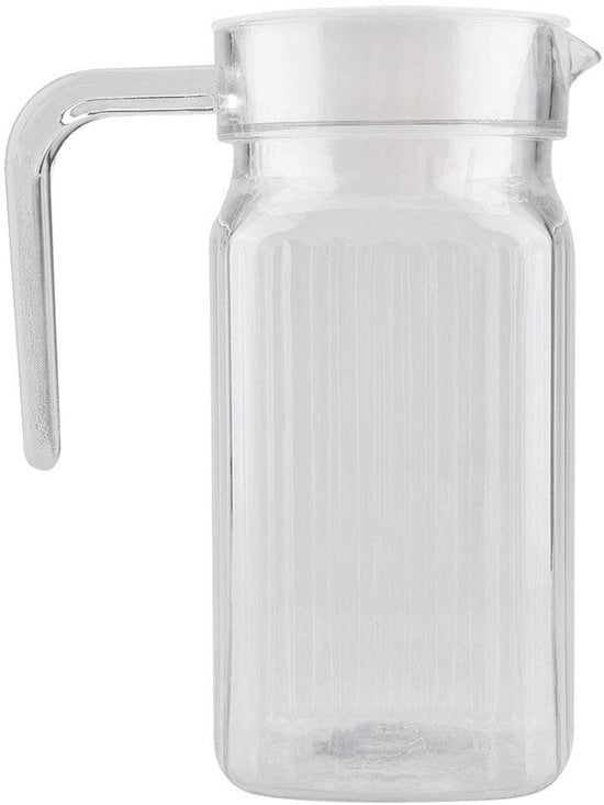 Sapkan 500 ml Transparante con Coperchio - Acquario di Alta Qualità - Resistenti e Resistenti allo Shock - Maniglia per Facile Chiusura - Design Stilizzato - Acquario per Bevande