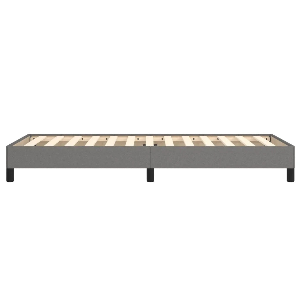Giroletto senza Materasso Grigio Scuro 90x200 cm Tessuto 346689