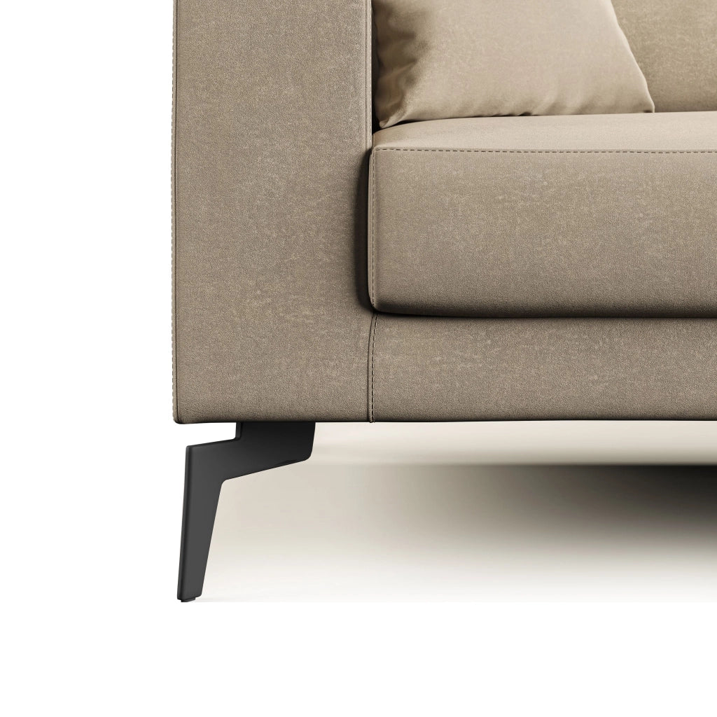 Prestige Divano design moderno T11 166 cm tortora