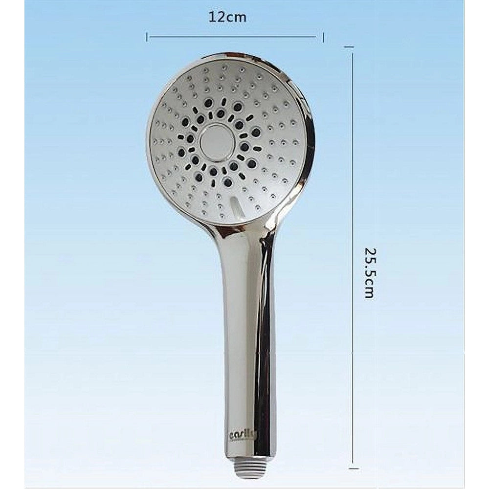 Trade Shop - Doccetta Soffione Telefono Doccia Bagno Multigetto Tubo 1,8mt Supporto Muro 52052 -