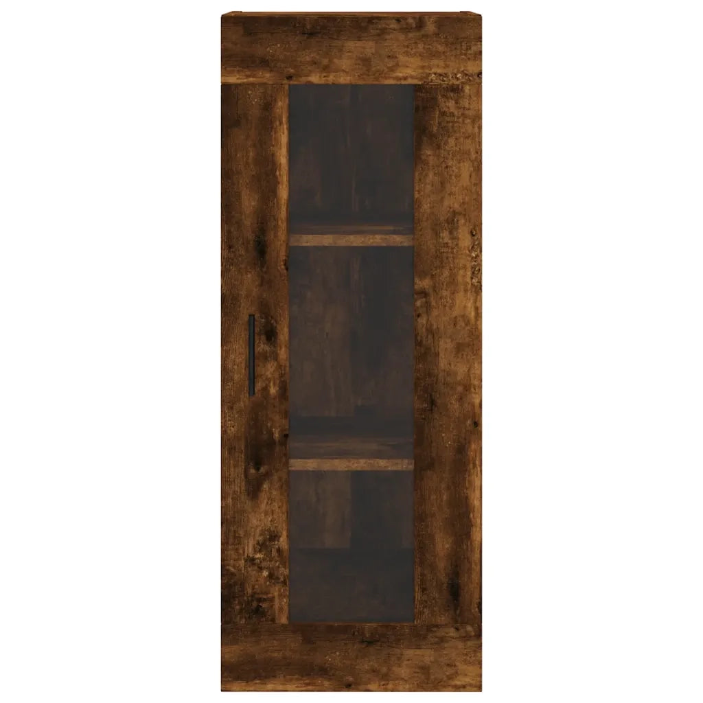 Credenza Rovere Fumo 34,5x34x180 cm in Legno Multistrato 3199254