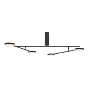 Maytoni Lampada Da Soffitto Moderna Fad 4 luci LED integrato nero metallo