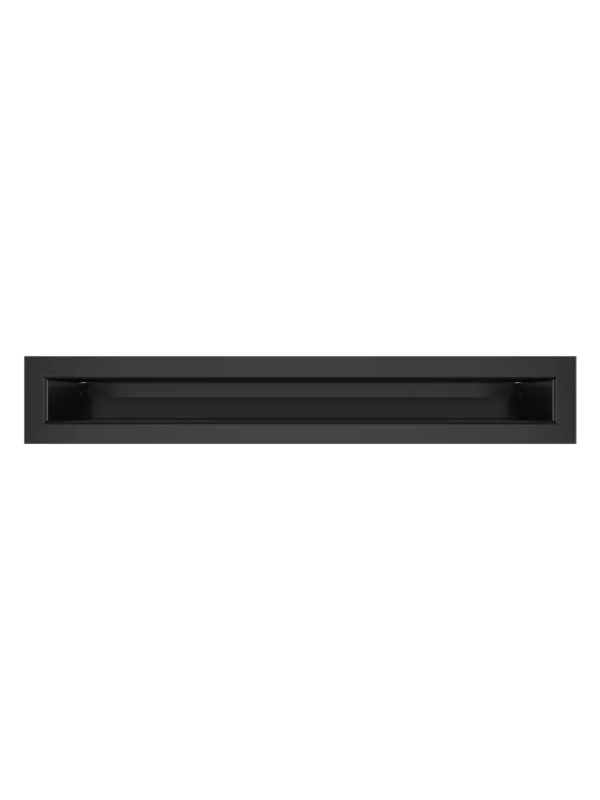 Griglia di ventilazione per camino Nera- Loft 60x400