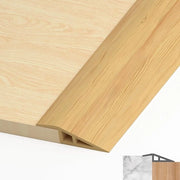 Pannello di transizione PVC, profilo di transizione autoadesivo, pannello di transizione per differenza di altezza pavimento, copertura per dorsi di parquet e dorsi di laminato (finitura in legno, 5 mm - 10 mm, 1 m)