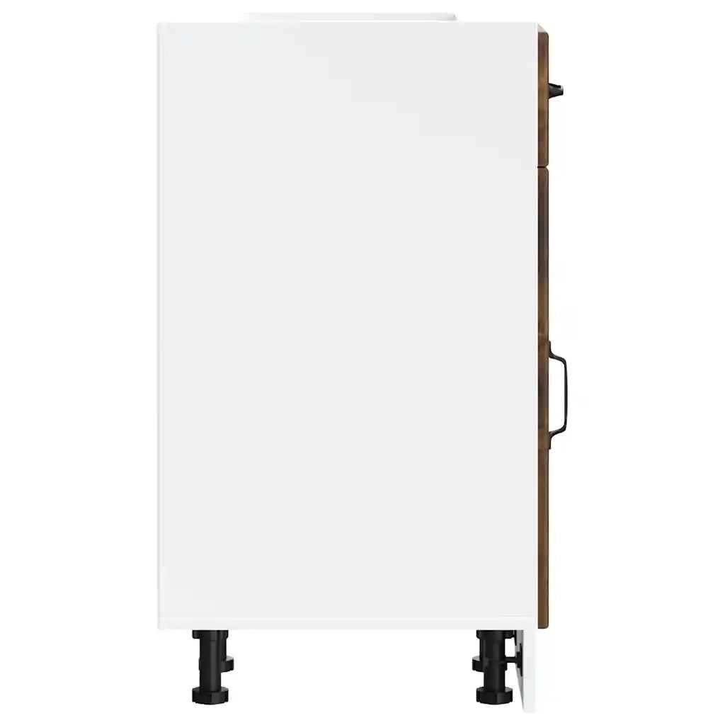 Base da Cucina Lucca Rovere Fumo in Legno Multistrato 853702