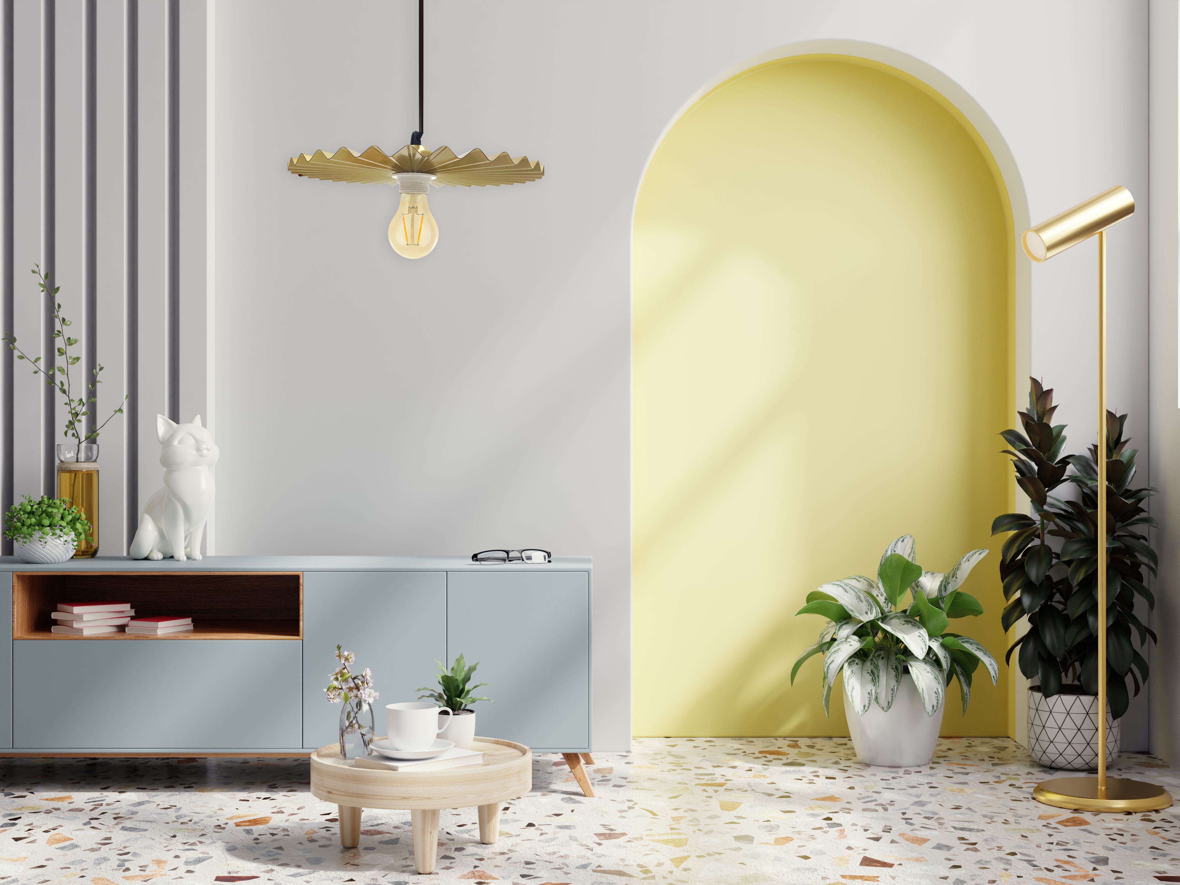 Lampada Da Soffitto APP1454-1CP Old Gold