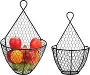 Cassa per frutta e verdure, cassa appeso, metallo, cassa di stoccaggio, attacco alla parete, grande e piccolo, rustico, deposito per frutta, verdure e tavoli di lavoro