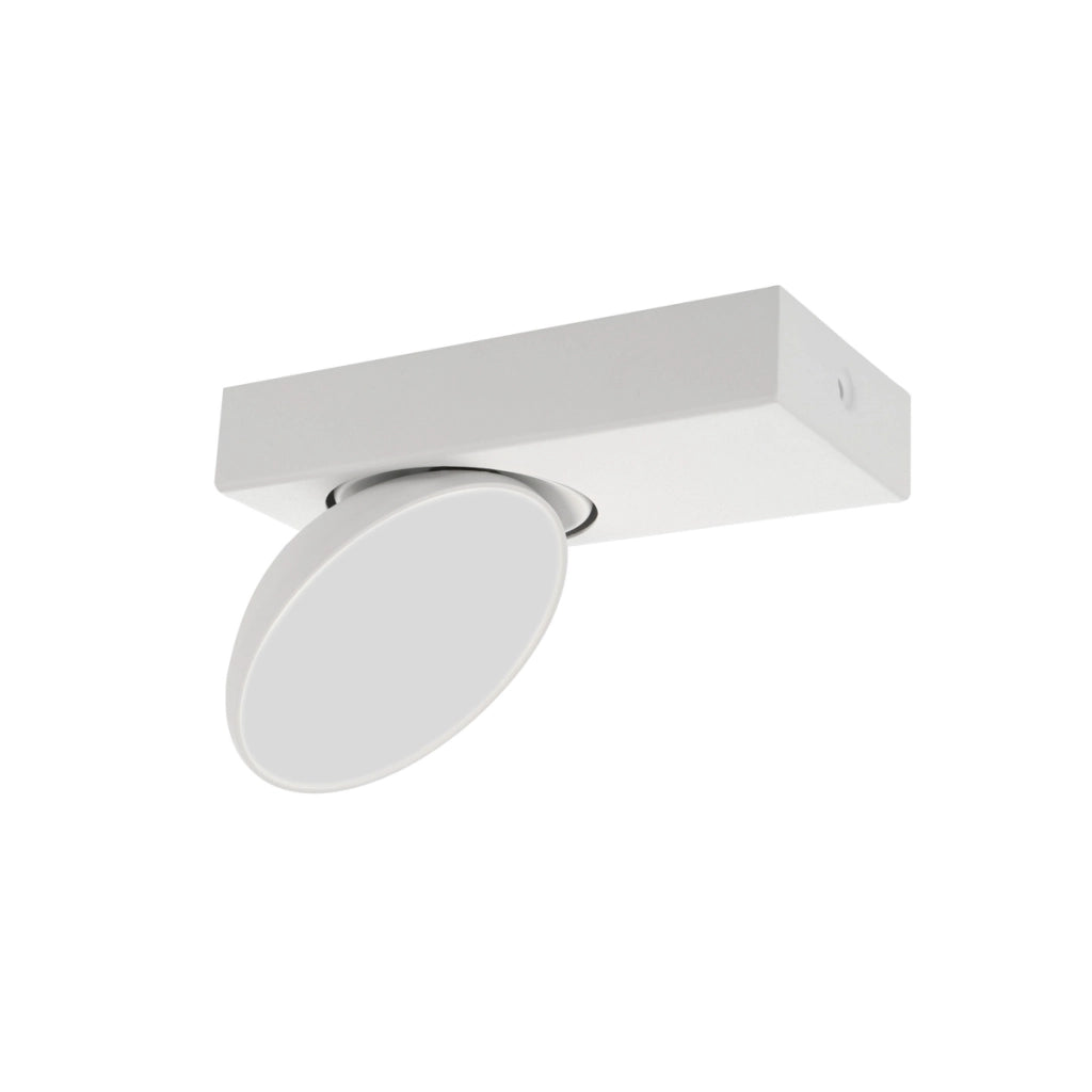 Faretto soffitto bianco orientabile LED 5W Castelio Italux