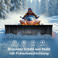 Spazzaneve per quad, 140cm x 40 cm, regolabile, Sgombraneve Spartineve