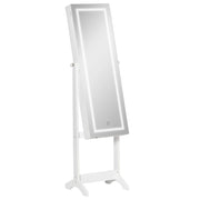 Armadio a muro con illuminazione a LED e specchio ¨C zephmum ¨C bianco