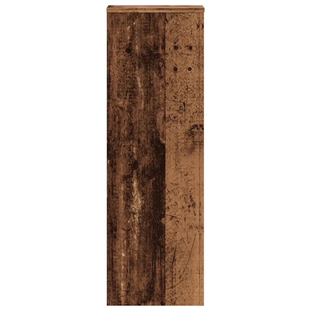 Supporti per Piante 2 pz Legno Vecchio 33x33x100 cm Multistrato 3307889