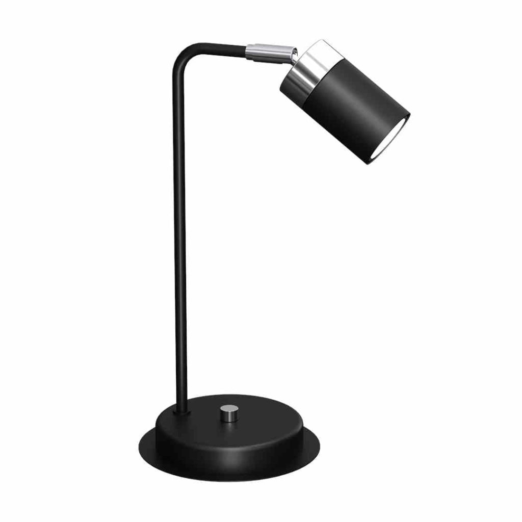 Lampada da tavolo Milagro Joker MLP7749 nero/cromo GU10